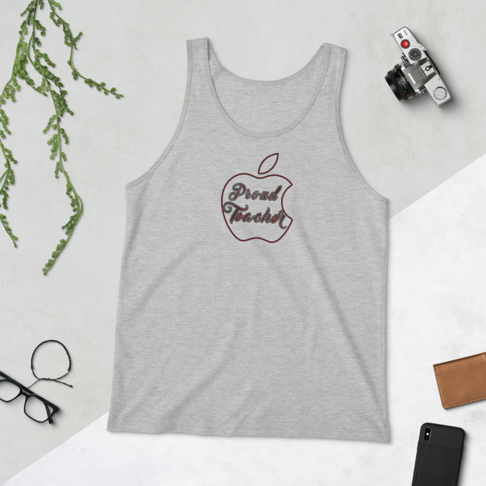 Proud Teacher (bling) - Tank Top