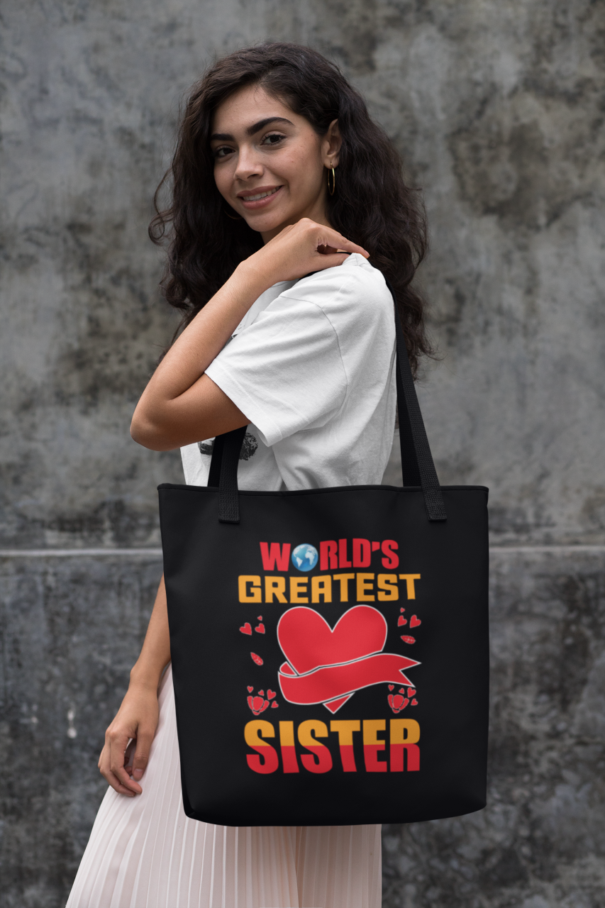 World's Greatest Sister  - Tote Bag