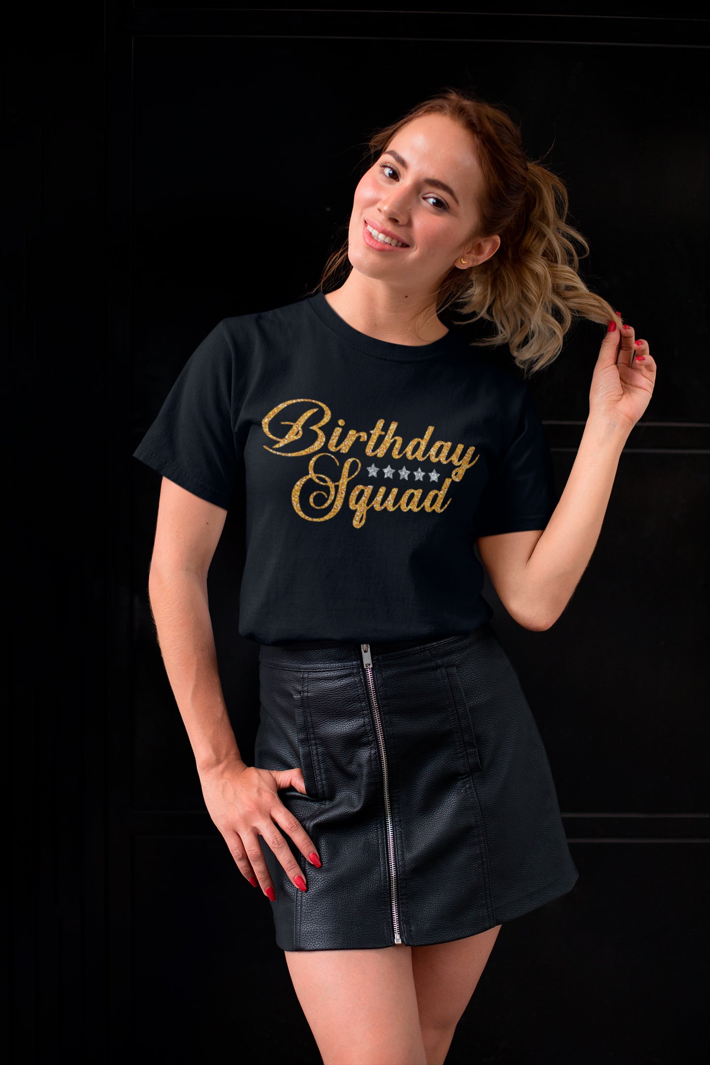 Birthday Squad (gold) - T-Shirt