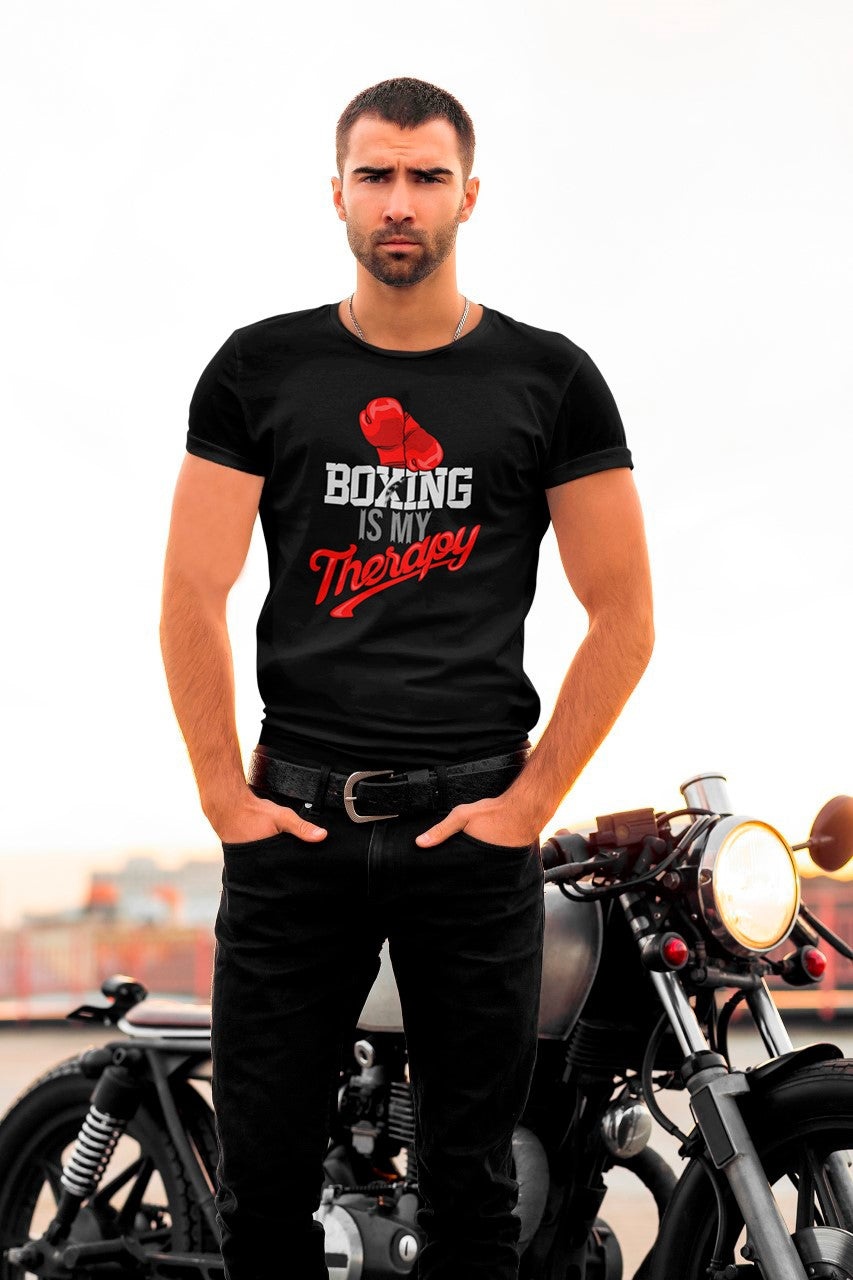 Boxing Is My Therapy - T-Shirt