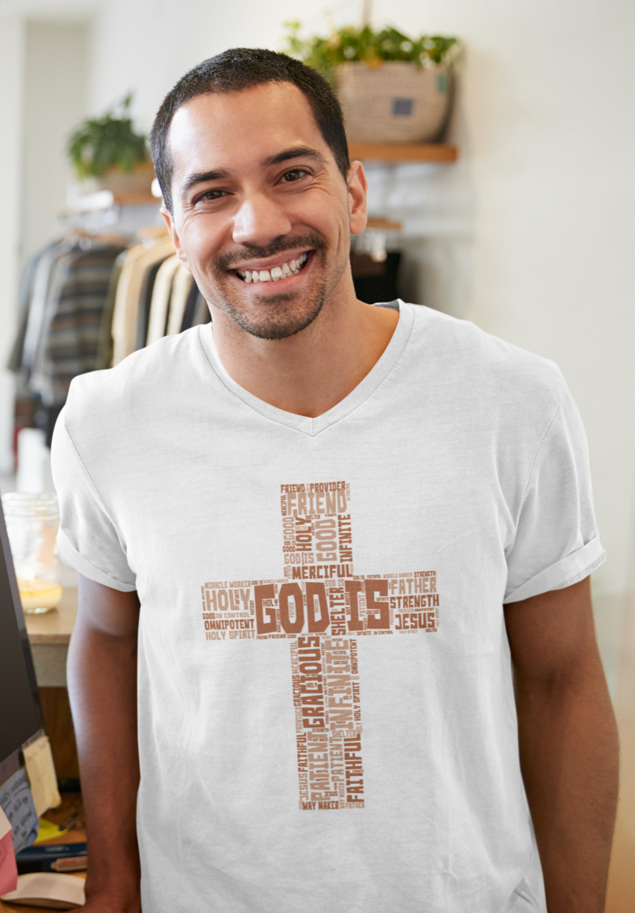 God Is (cross) - T-Shirt