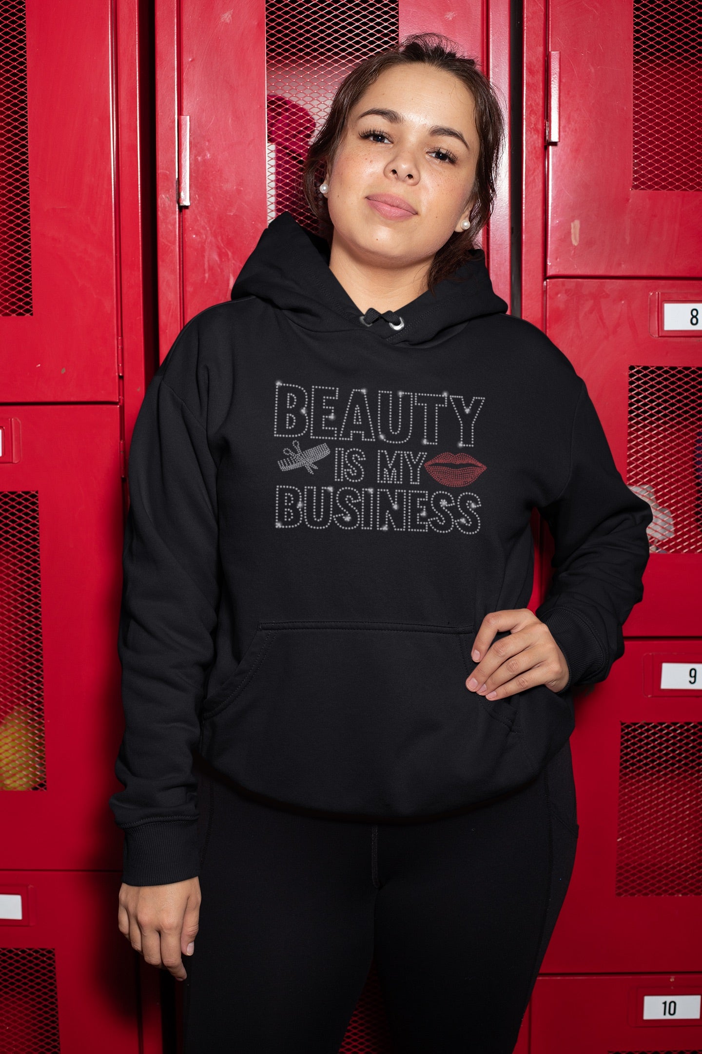 Beauty Is My Business (bling) - Hoodie