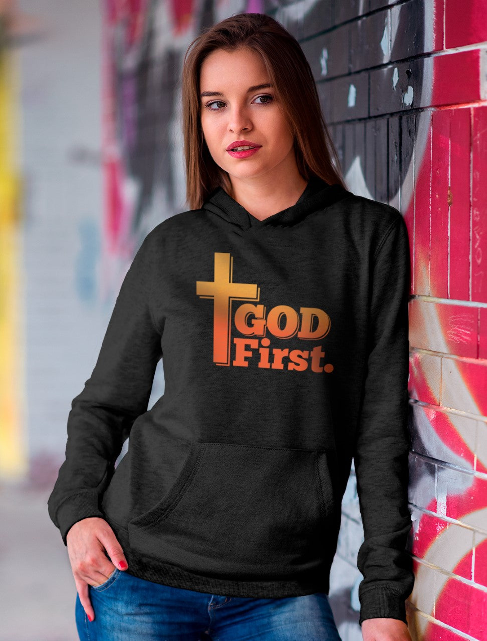 God First. - Hoodie