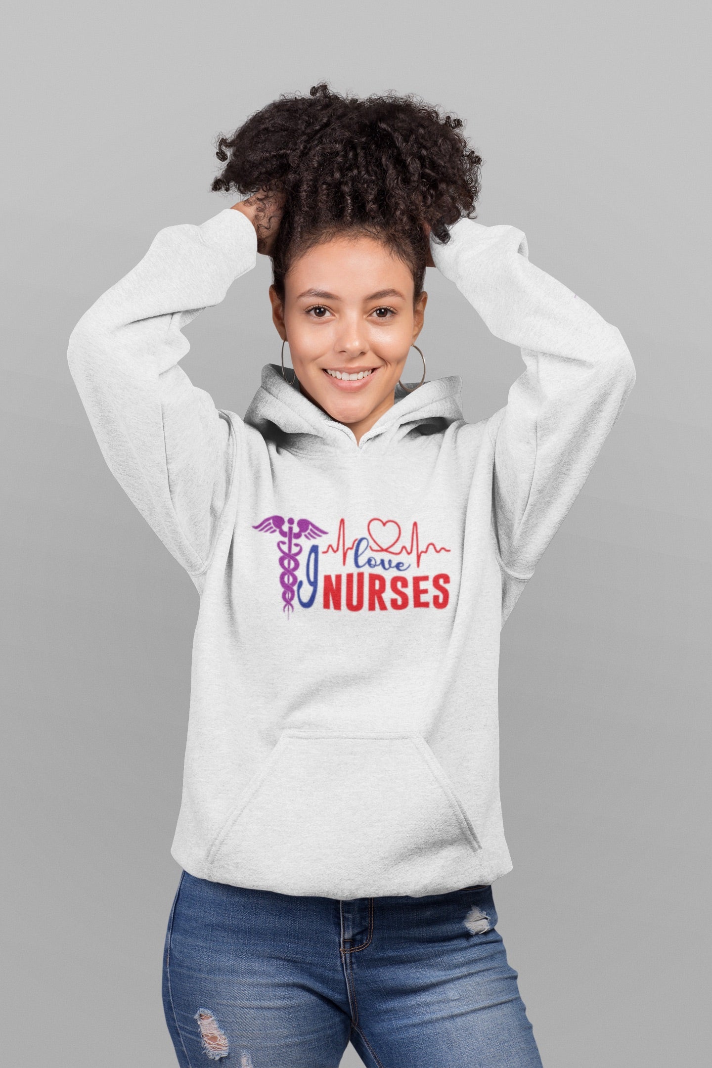 I Love Nurses - Hoodie