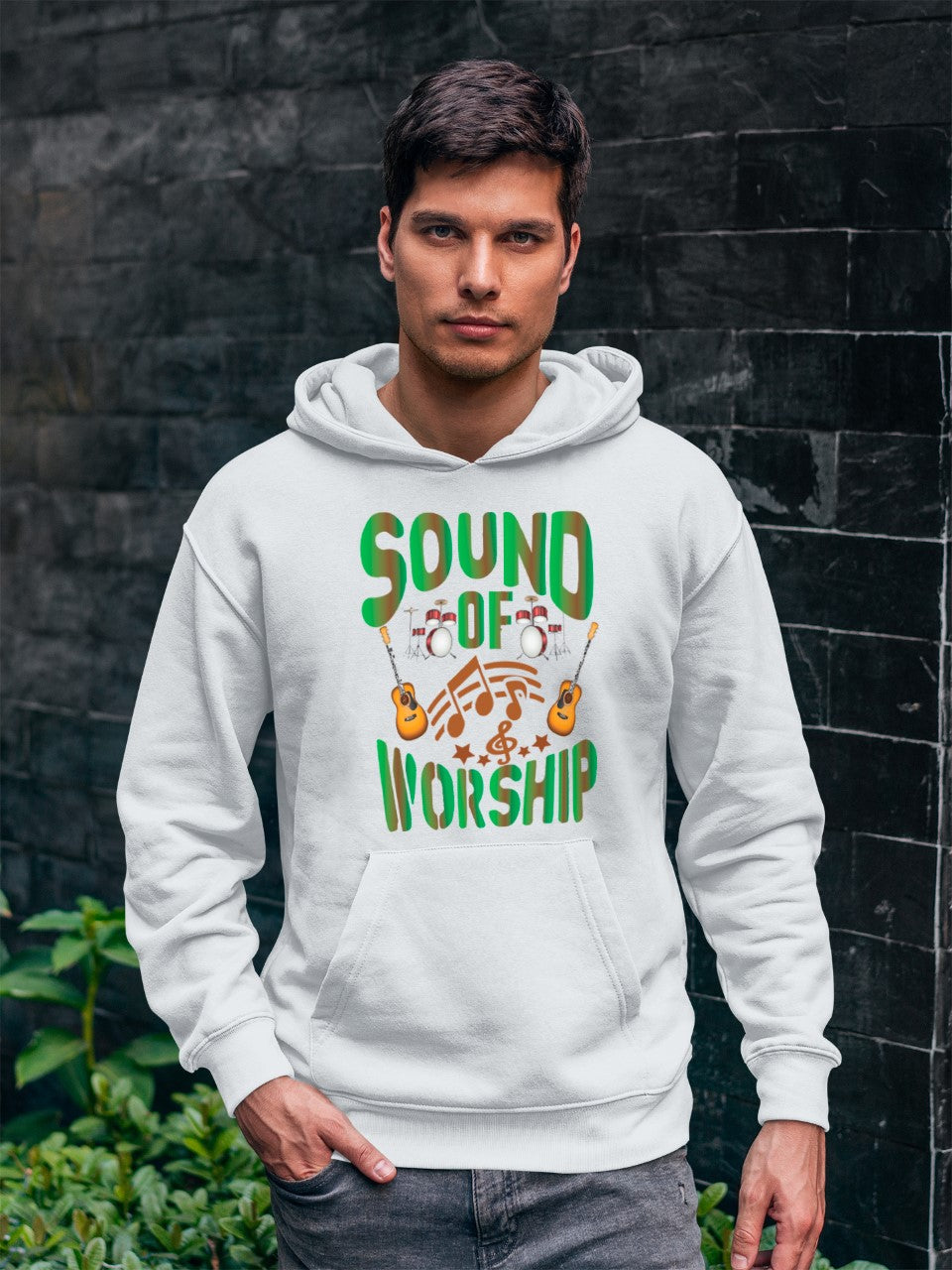 Sound Of Worship (green) - Hoodie