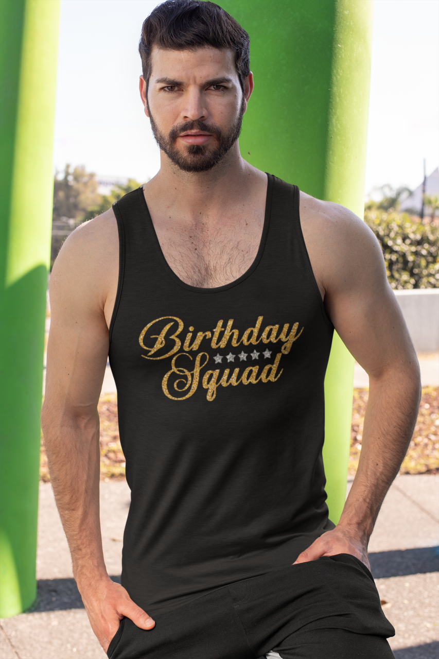 Birthday Squad (gold) - Tank Top