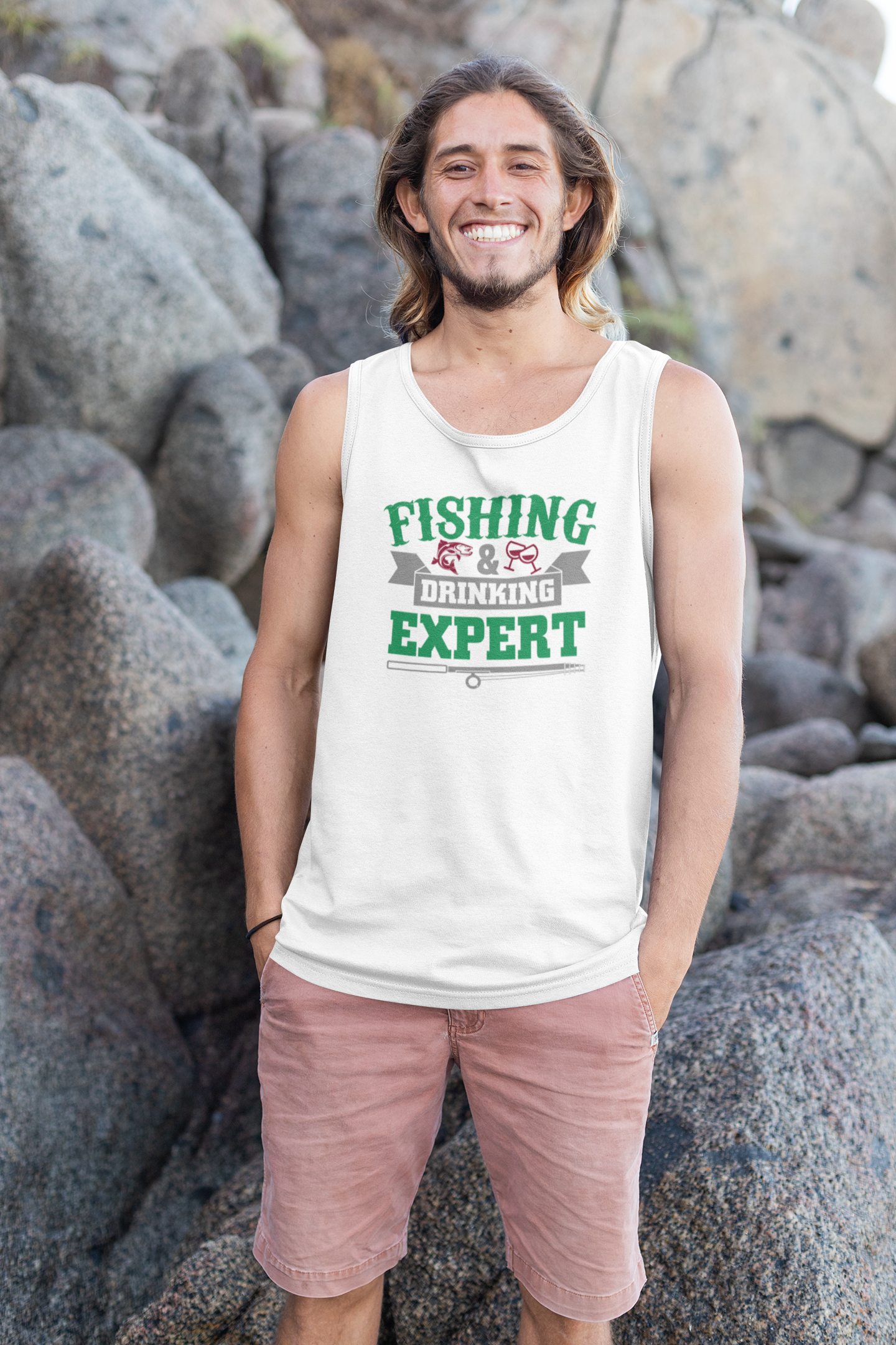 Fishing & Drinking Expert - Tank Top