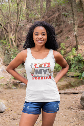 I Love My Poodles - Tank Top
