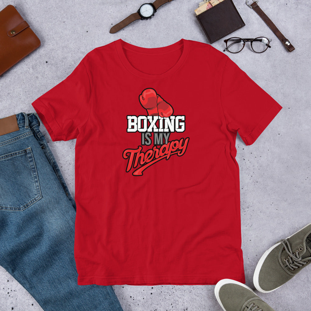 Boxing Is My Therapy - T-Shirt