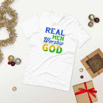 Real Men Worship God  - T-Shirt