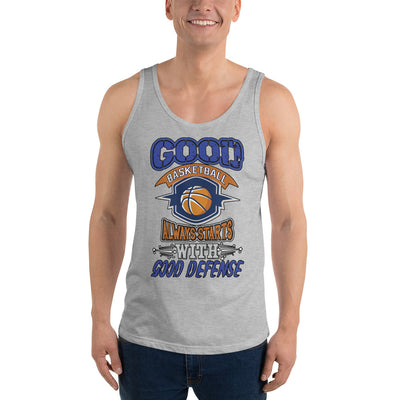 Good Basketball Always Start With Good Defense  - Tank Top