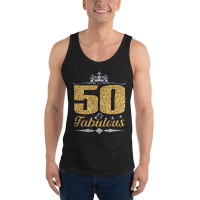 50 & Fabulous (gold)  - Tank Top