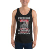 Freedom Isn't Free We Paid For It Veterans - Tank Top