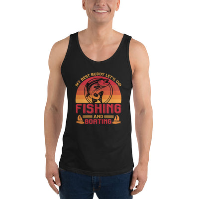 My Best Buddy Fishing And Boating - Tank Top
