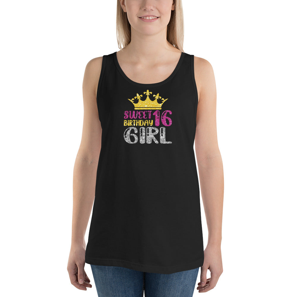 Sweet 16 Birthday Girl - Tank Top