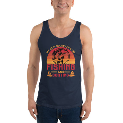 My Best Buddy Fishing And Boating - Tank Top