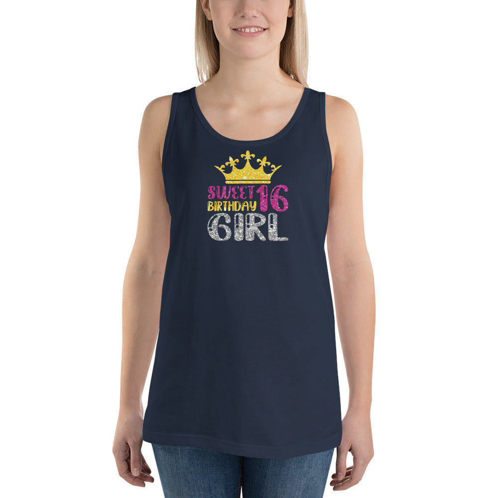 Sweet 16 Birthday Girl - Tank Top