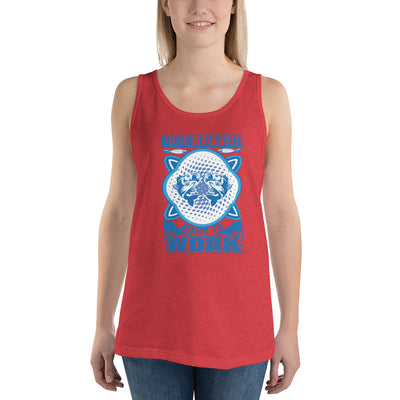 Born To Fish Made To Work - Tank Top