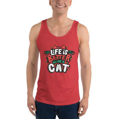 Life Is Better With A Cat - Tank Top