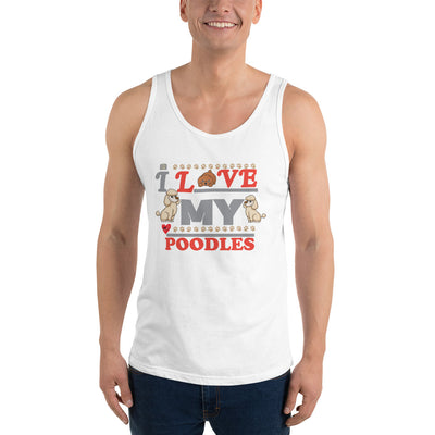 I Love My Poodles - Tank Top